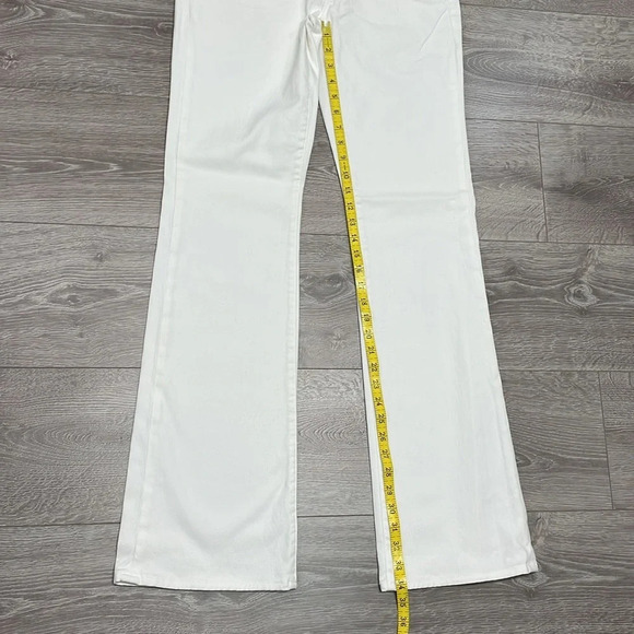7 For All Mankind Kimmie Bootcut White Denim Jeans 30 - Picture 10 of 16